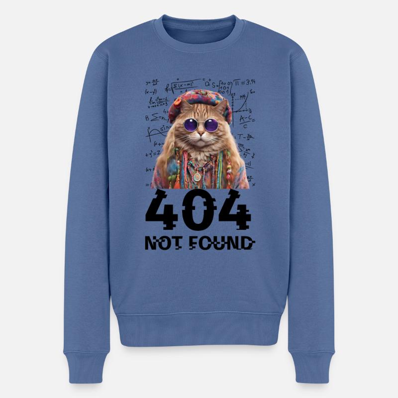 404 Not found - Männer Premium Bio Pullover - Taubenblau