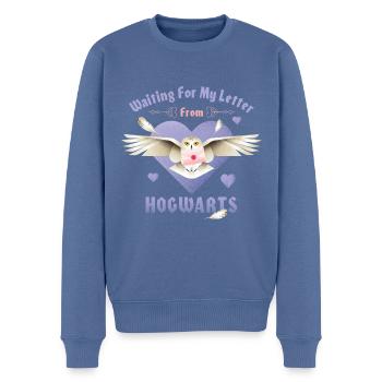 Harry Potter Waiting For My Letter From Hogwarts - Männer Premium Bio Pullover - Taubenblau - Vorne - Nico (187cm)