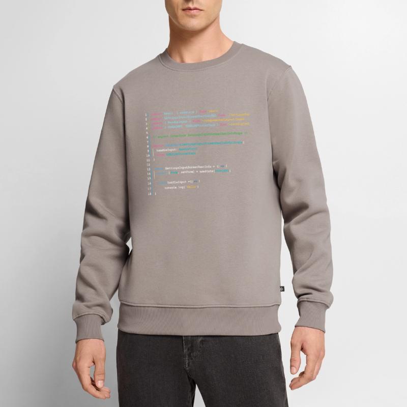 Code des programmeurs dans React Pull Premium bio Homme