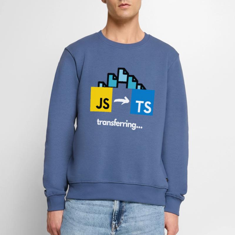 Übertragung von Javascript auf Typescript Männer Premium Bio Pullover