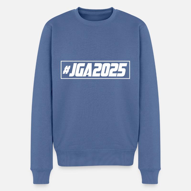 Jga 2025 Junggesellenabschied - Männer Premium Bio Pullover - Taubenblau