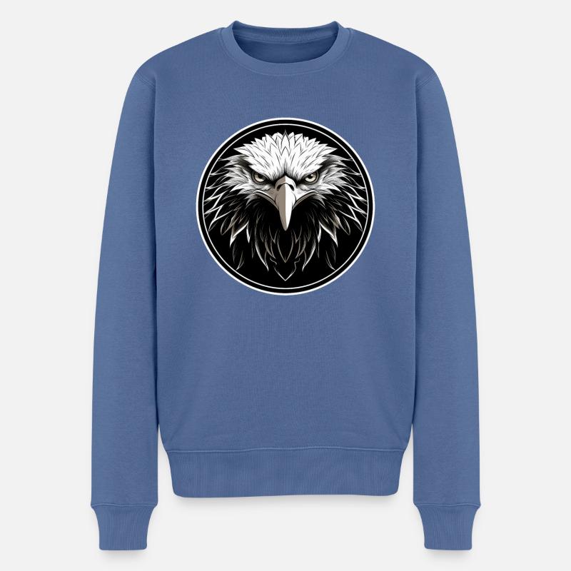 Aigle - Pull Premium bio Homme - bleu pigeon