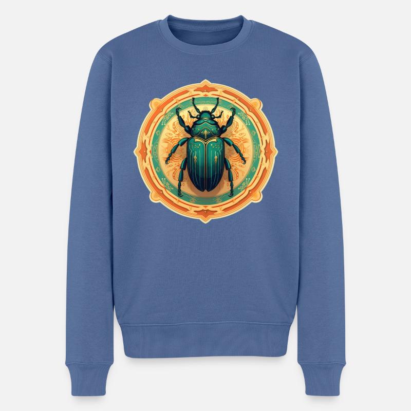 scolyte - Pull Premium bio Homme - bleu pigeon