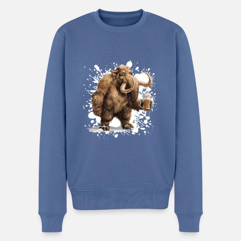Mammut Bière Funny - Pull Premium bio Homme - bleu pigeon