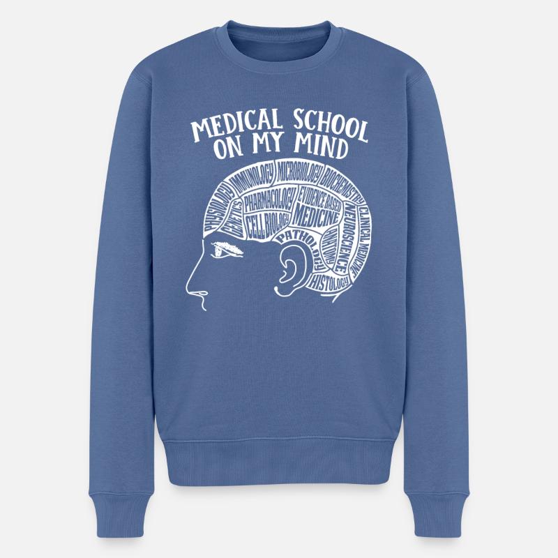Medical School on My Mind for Med School Students - Pull Premium bio Homme - bleu pigeon