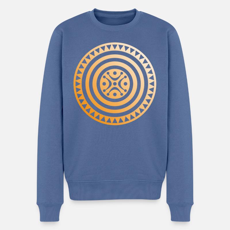 ESTELA DE CANTABRIA ORO - Pull Premium bio Homme - bleu pigeon