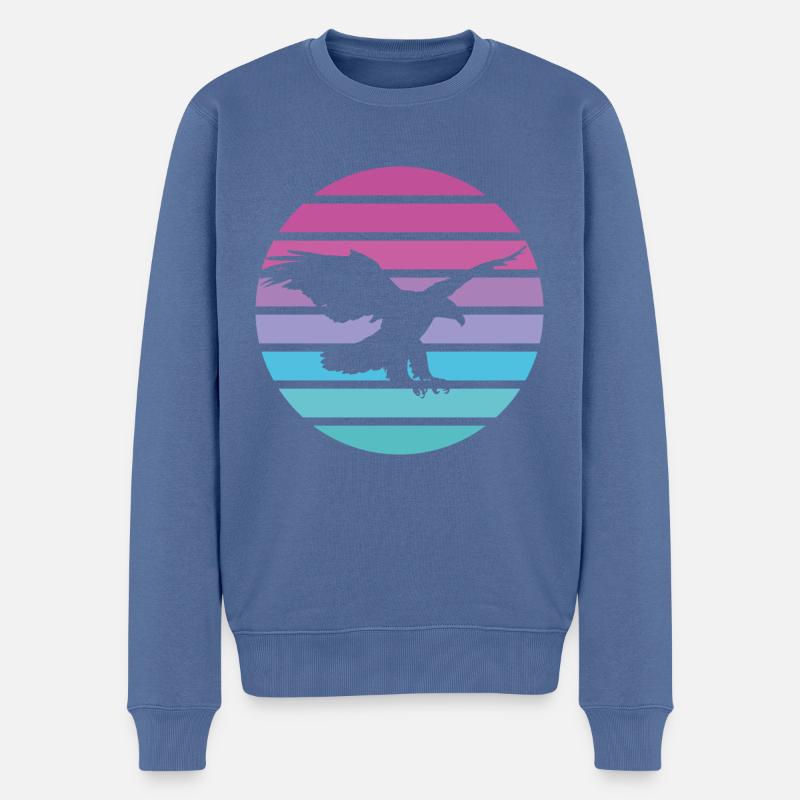 Aigle - Pull Premium bio Homme - bleu pigeon