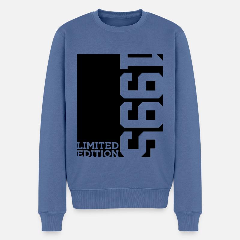 ÉDITION LIMITÉE 31E ANNIVERSAIRE 1995 - Pull Premium bio Homme - bleu pigeon