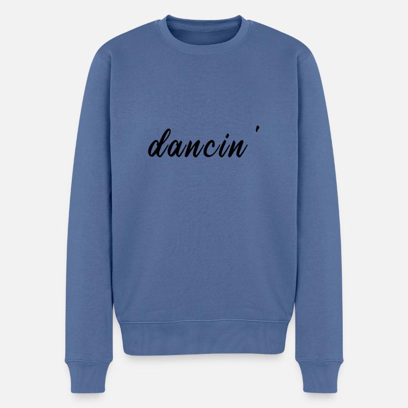 danser / danser / danser - Pull Premium bio Homme - bleu pigeon
