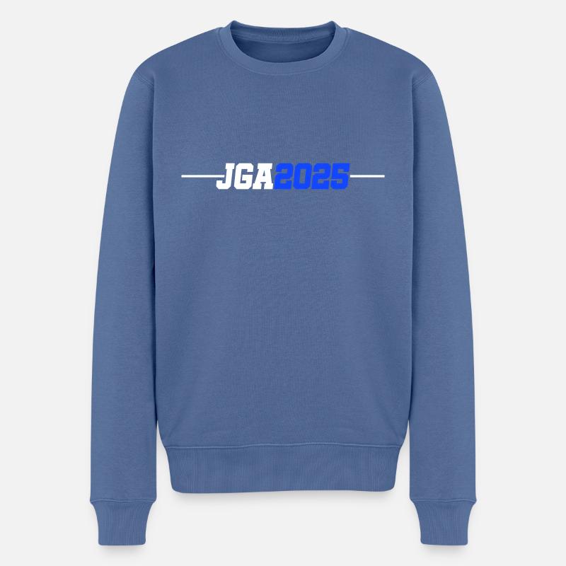 Jga 2025 - Männer Premium Bio Pullover - Taubenblau