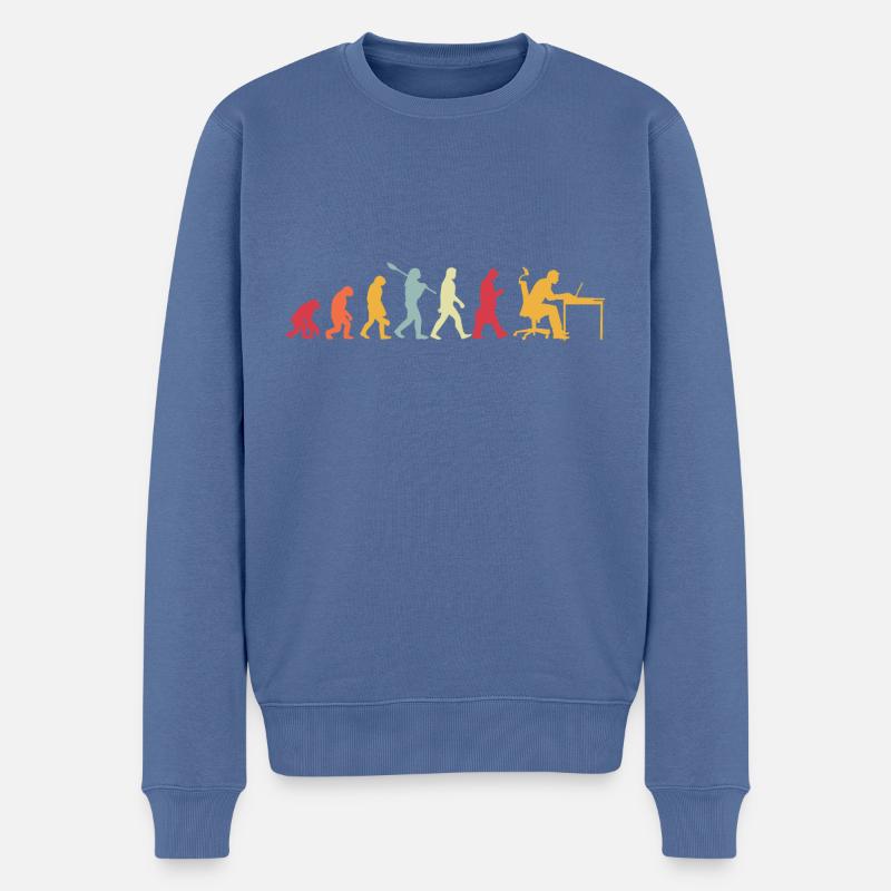 Programmierer Softwareentwickler Coder Sprüche - Männer Premium Bio Pullover - Taubenblau