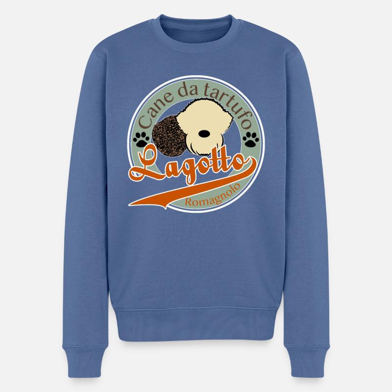 Cane 9 1 - Männer Premium Bio Pullover - Taubenblau