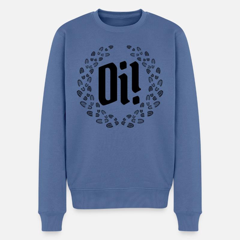 Oi! Oi! Oi! - Pull Premium bio Homme - bleu pigeon