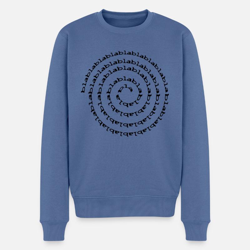 Blablabla - Pull Premium bio Homme - bleu pigeon