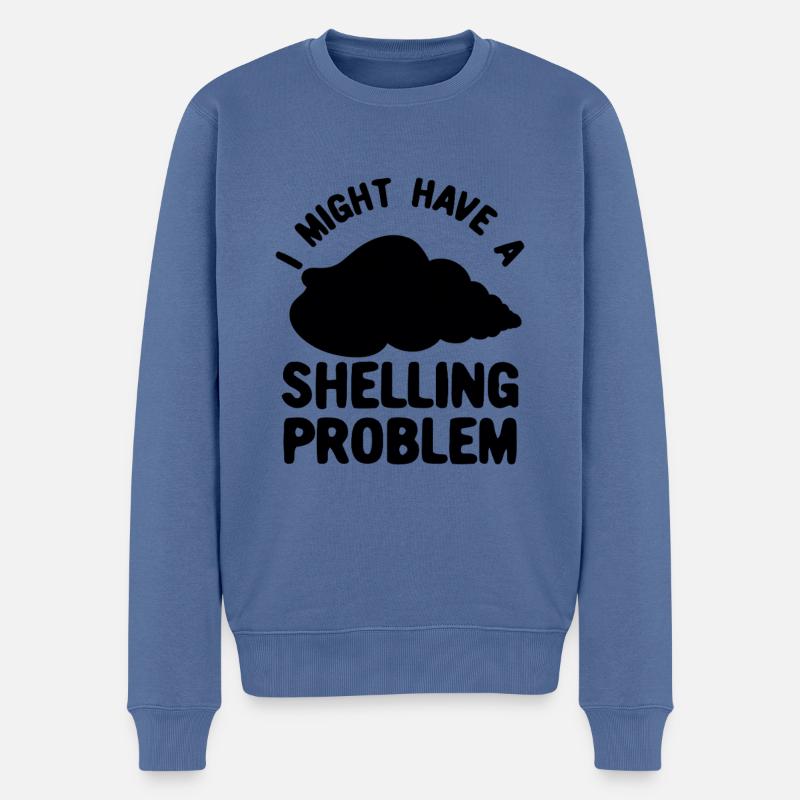 Muschelsammler Shelling Problem - Männer Premium Bio Pullover - undefined