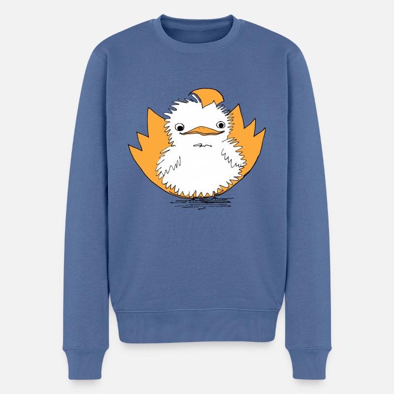 Easter chick - Pull Premium bio Homme - bleu pigeon