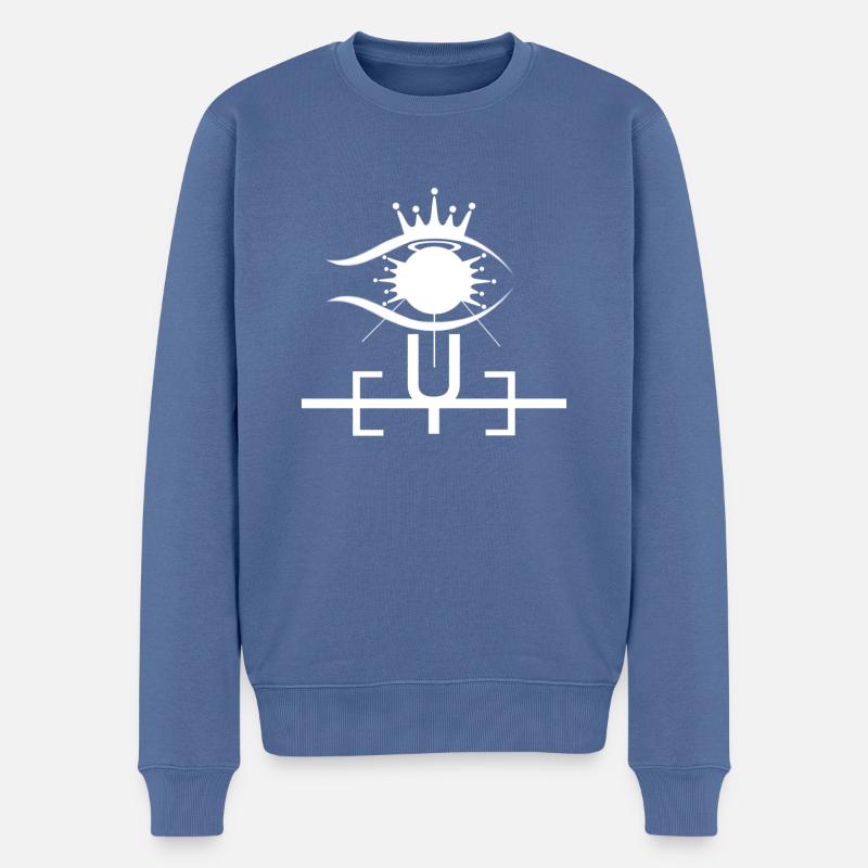 La vue - Pull Premium bio Homme - bleu pigeon