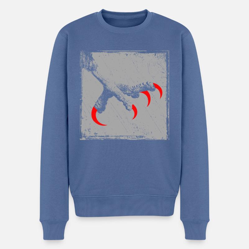 Griffe d’aigle - Pull Premium bio Homme - bleu pigeon