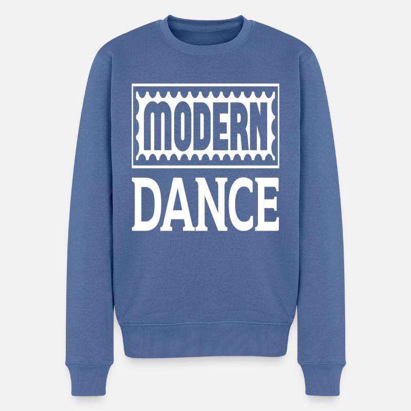 Danse moderne - Pull Premium bio Homme - bleu pigeon
