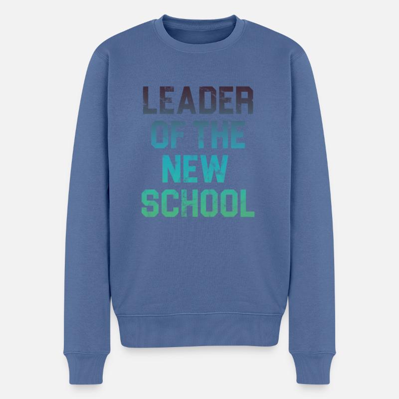Responsable de la nouvelle école - Pull Premium bio Homme - bleu pigeon