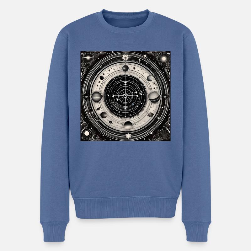 Jeu de fléchettes Odyssey - Pull Premium bio Homme - bleu pigeon