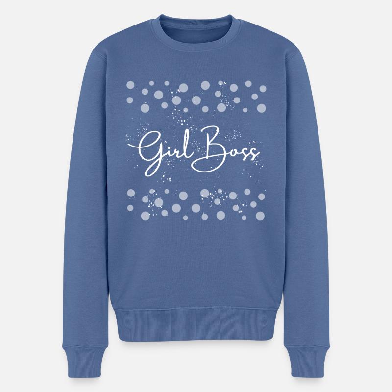 Fille - Pull Premium bio Homme - bleu pigeon