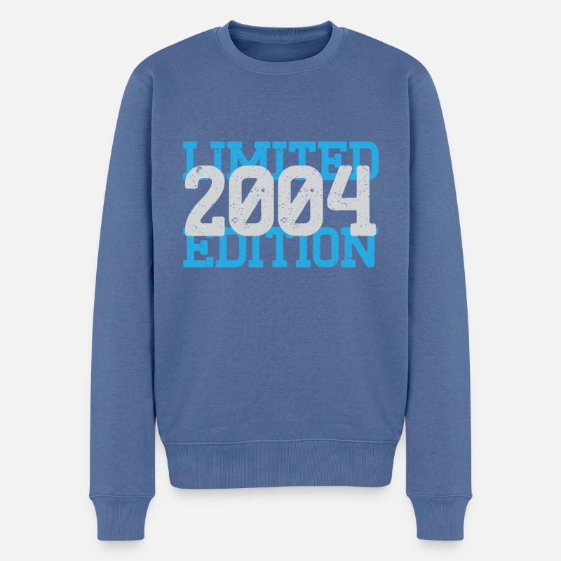 Millésime 2004 - Pull Premium bio Homme - bleu pigeon