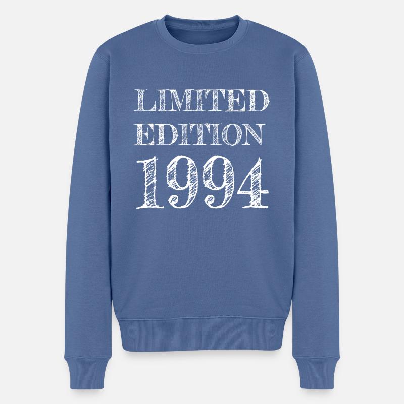 Millésime 1994 - Pull Premium bio Homme - bleu pigeon