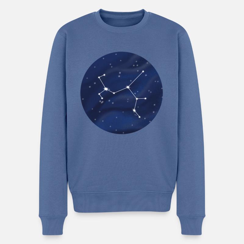 Sternbild Schütze Sternzeichen - Männer Premium Bio Pullover - Taubenblau