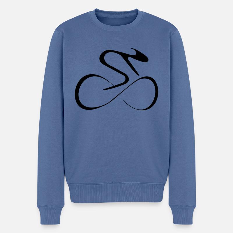 Vélo de course vélo - Pull Premium bio Homme - bleu pigeon