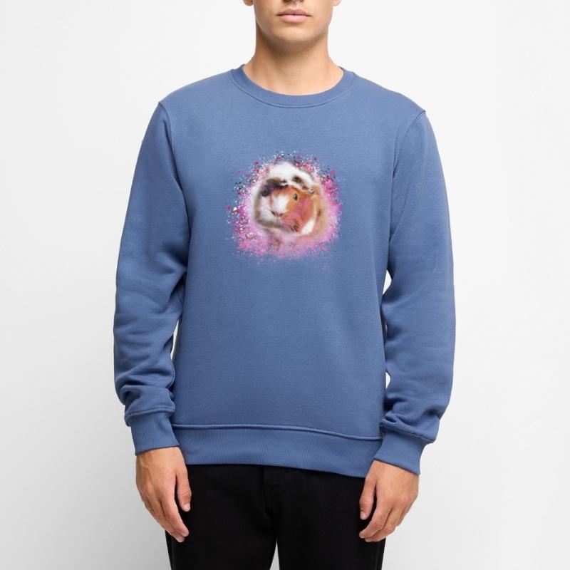 cochons d’Inde, graffitis, cochons d’Inde rosette Pull Premium bio Homme