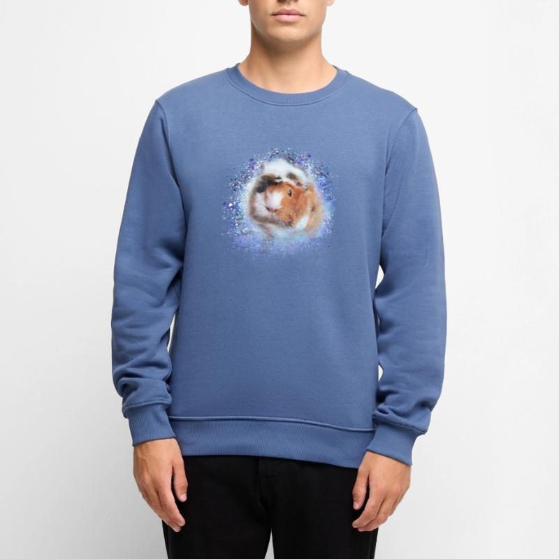 cochons d’Inde, graffitis, cochons d’Inde rosette Pull Premium bio Homme