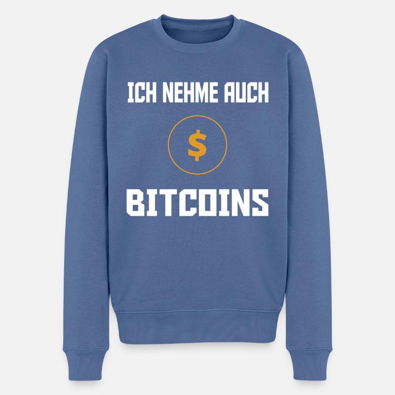 Bitcoin Trading Crypto Stocks - Pull Premium bio Homme - bleu pigeon