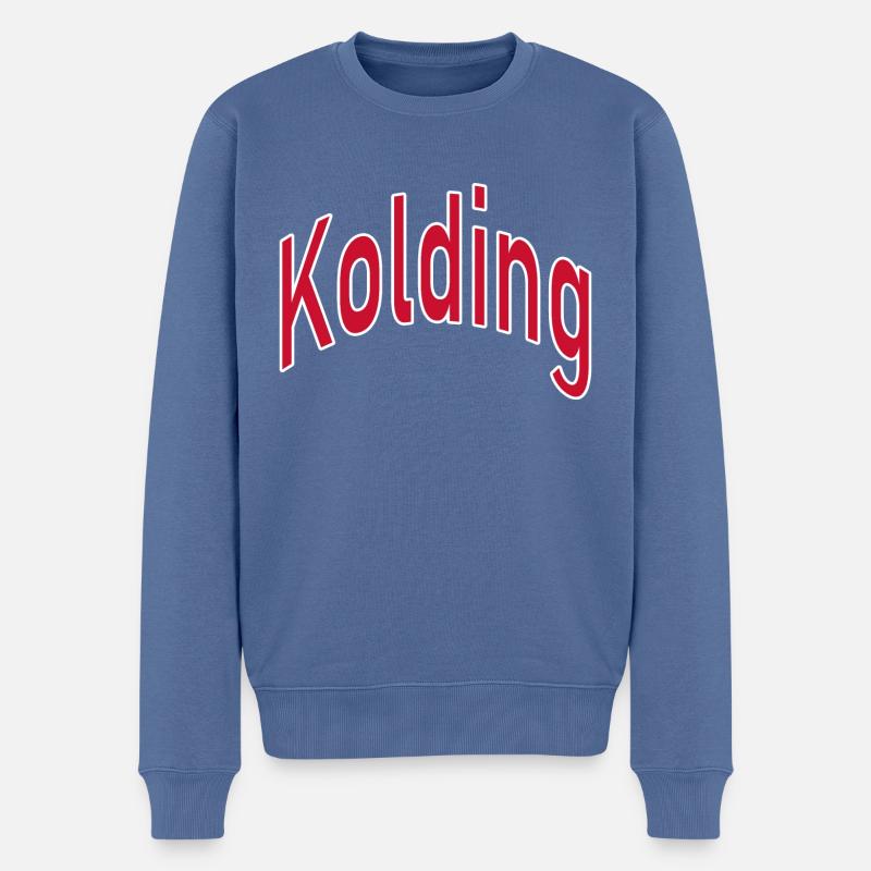 Kolding - Pull Premium bio Homme - bleu pigeon