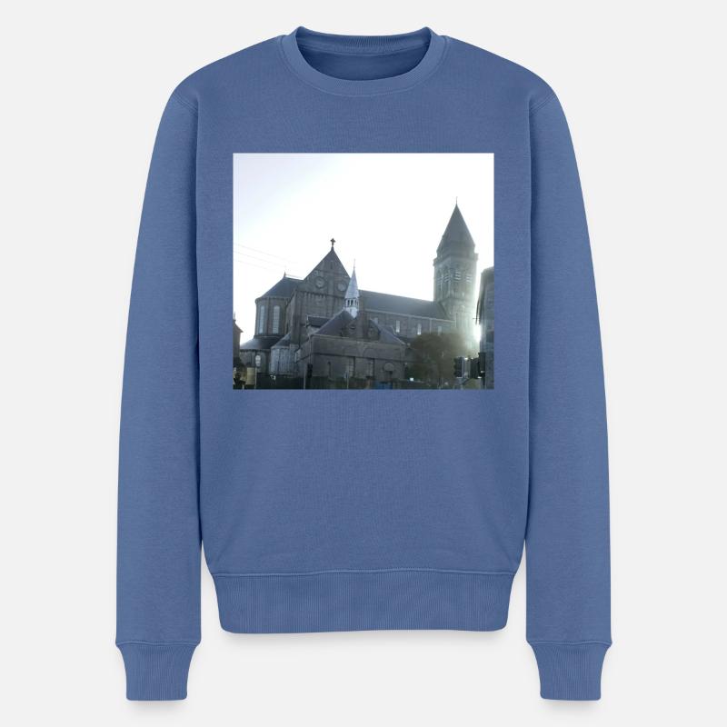 Cathédrale de l’Immaculée Conception, Irlande. - Pull Premium bio Homme - bleu pigeon