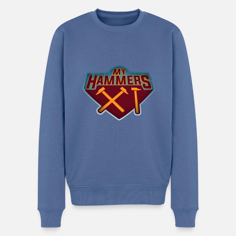 YouTube-Kanal von MyHammers11 - Männer Premium Bio Pullover - Taubenblau