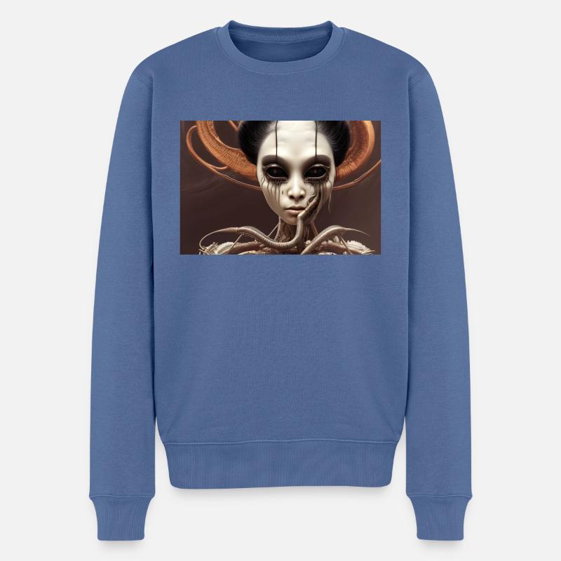 Xenomorphie - Männer Premium Bio Pullover - Taubenblau