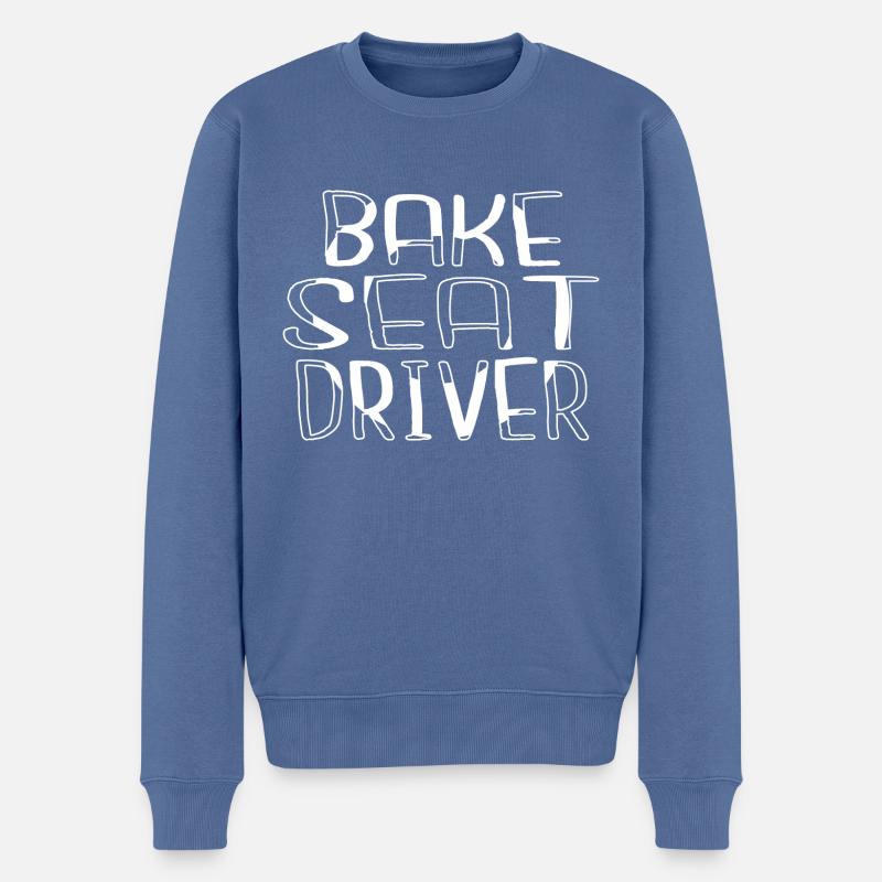 master chef sous chef cooking bake job - Männer Premium Bio Pullover - Taubenblau
