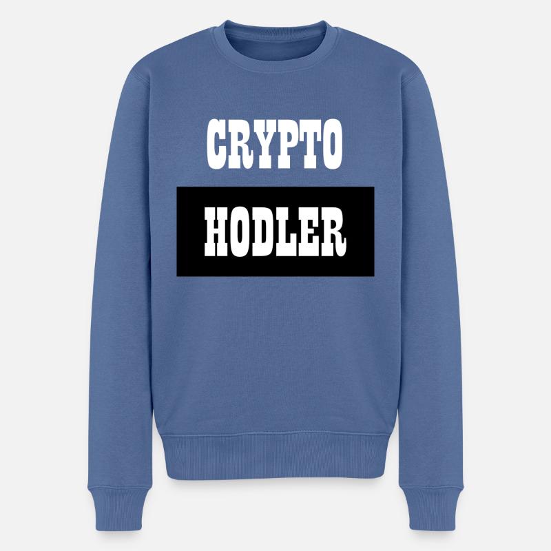 Bitcoin Trading Crypto Stocks - Pull Premium bio Homme - bleu pigeon