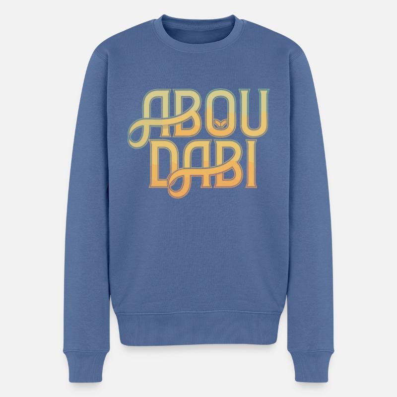Abou Dabi - Pull Premium bio Homme - bleu pigeon