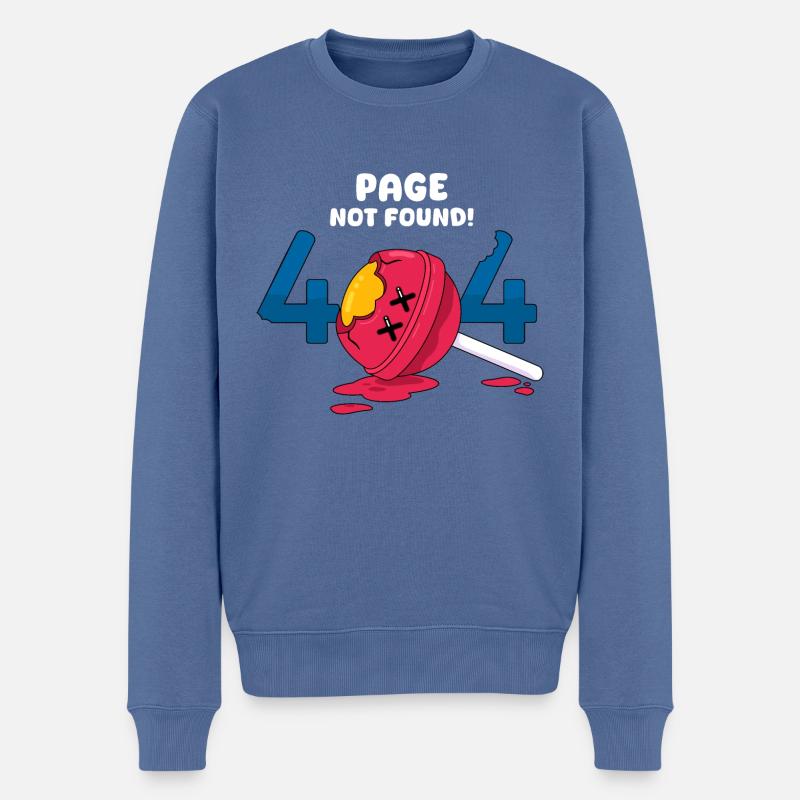 Insectes et bonbons - Pull Premium bio Homme - bleu pigeon