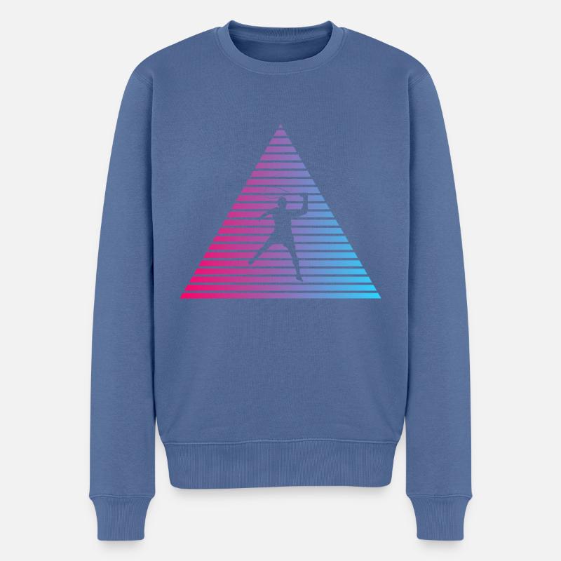 Squash - Männer Premium Bio Pullover - Taubenblau