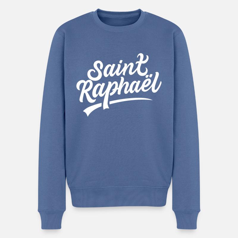 Saint-Raphaël - Pull Premium bio Homme - bleu pigeon