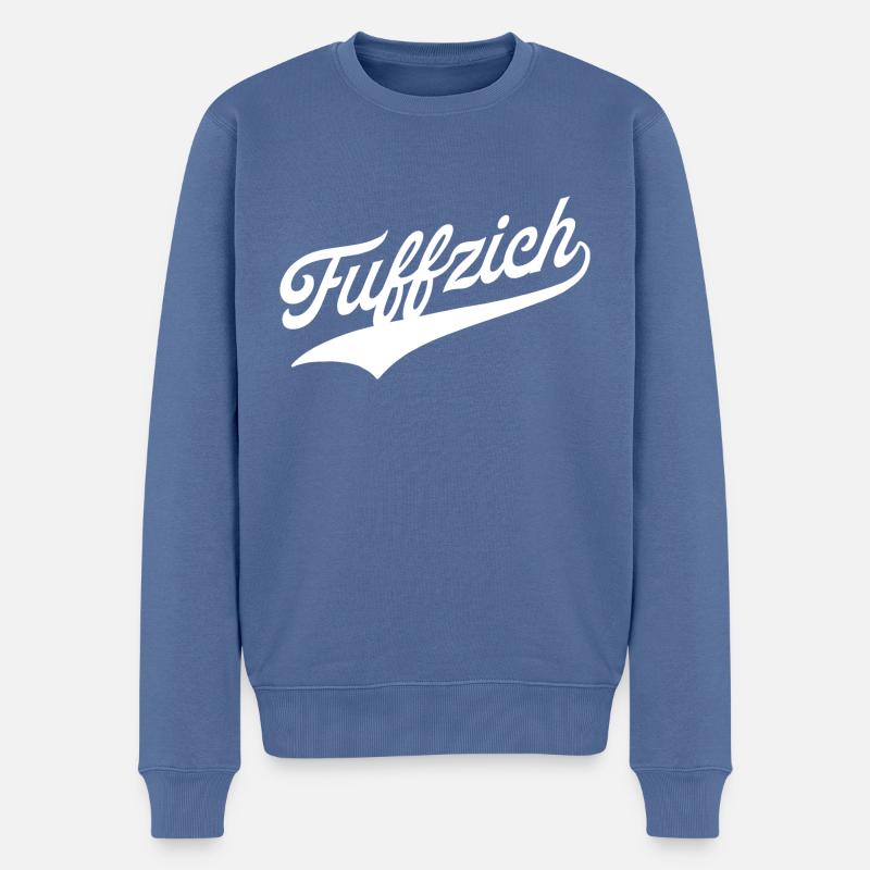 Fuffzich - Cinquantième anniversaire - Pull Premium bio Homme - bleu pigeon