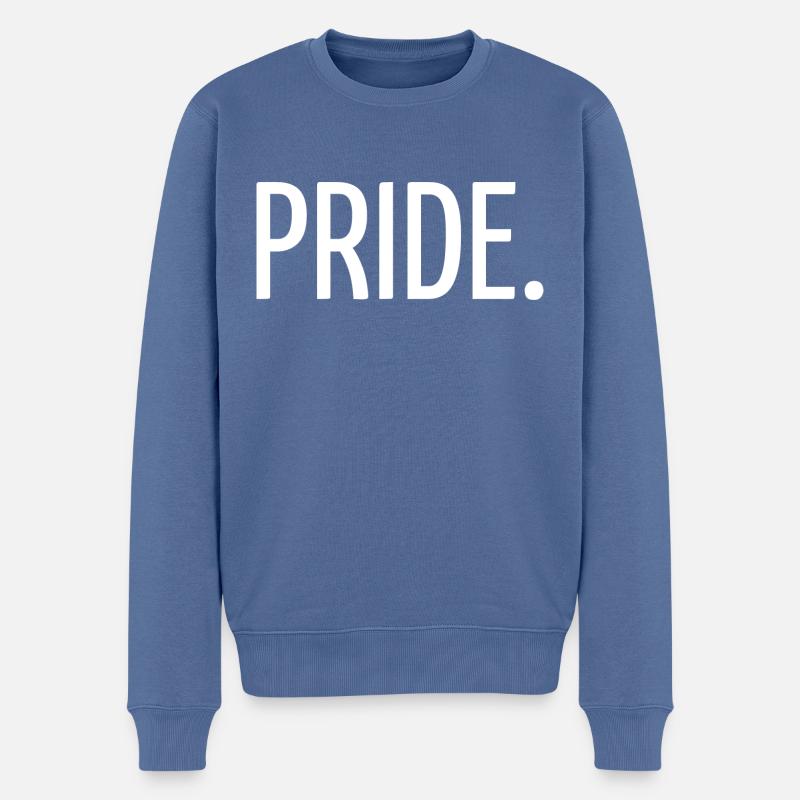 Pride - Pull Premium bio Homme - bleu pigeon