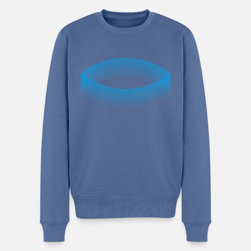 Stadion der Träume (blau) - Männer Premium Bio Pullover - Taubenblau