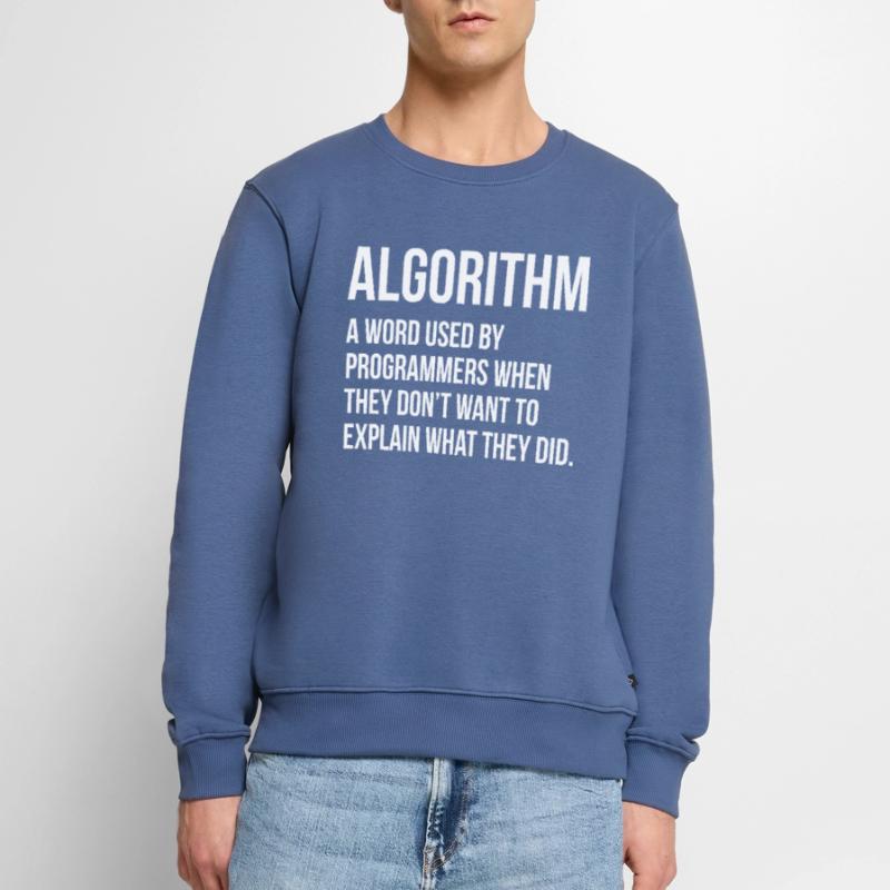 Algorithm Programming Informatic Geschenk Männer Premium Bio Pullover