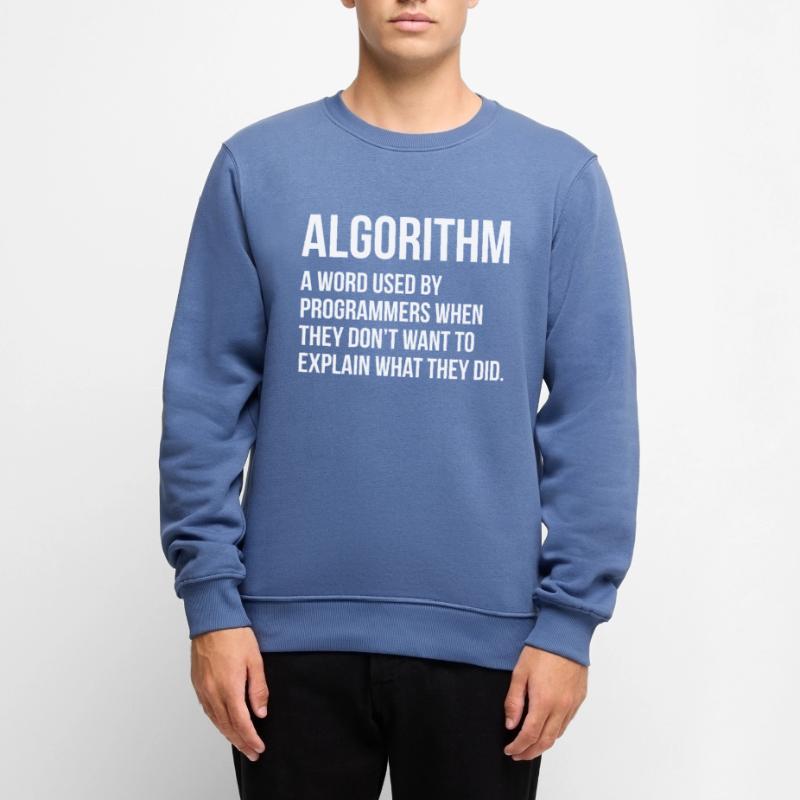Algorithm Programming Informatic Geschenk Männer Premium Bio Pullover