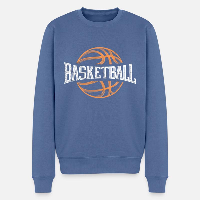 Basketballspieler Slam Dunk Fanartikel Geschenk - Männer Premium Bio Pullover - Taubenblau