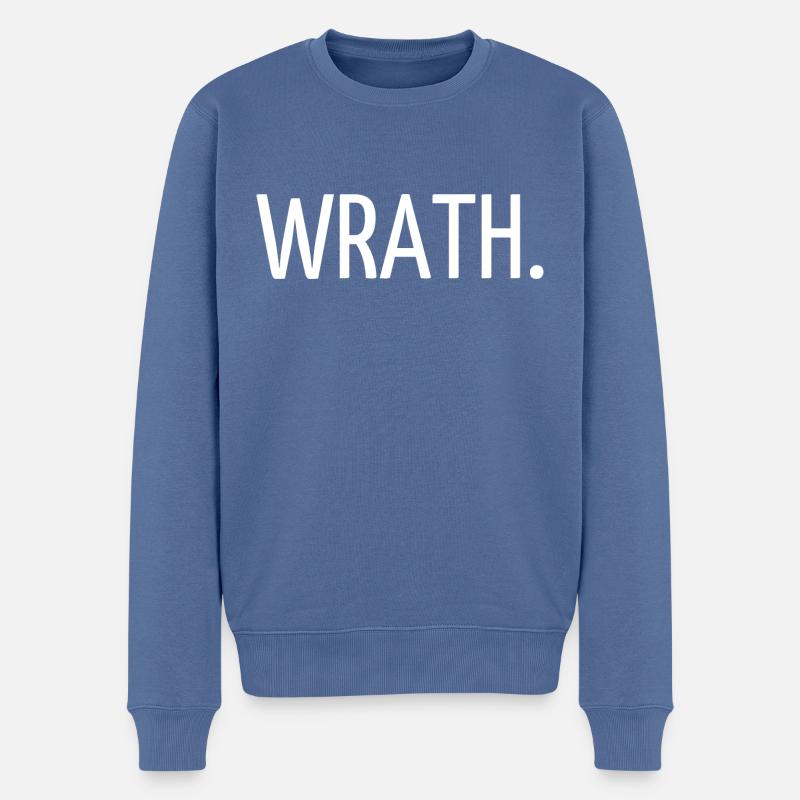 Wrath - Pull Premium bio Homme - bleu pigeon